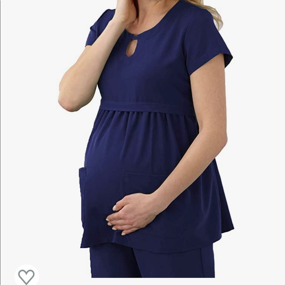 NEW Maternity Scrub top 3X Jockey